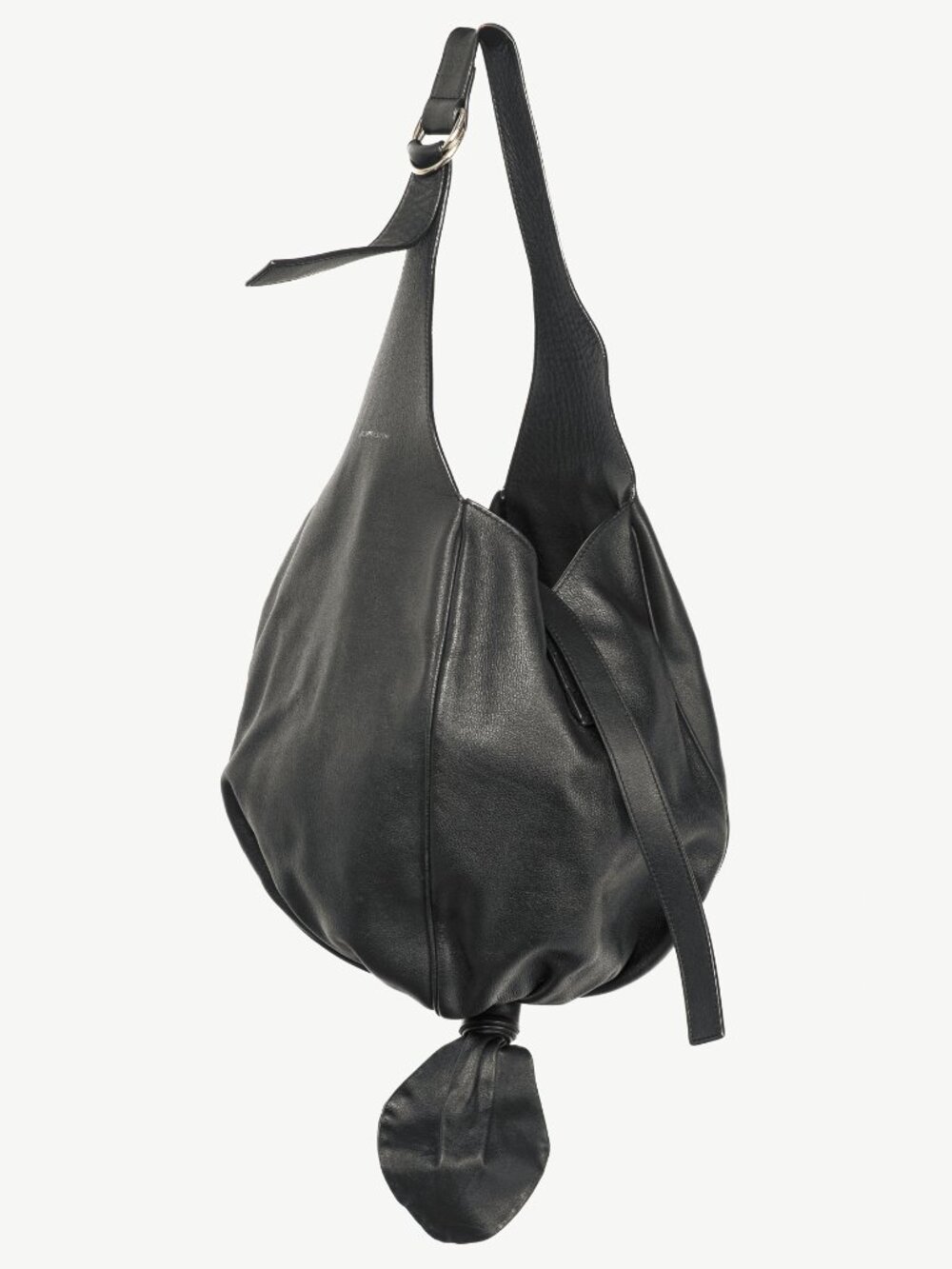 J.W. Anderson AW17 Black Leather Knot Hobo